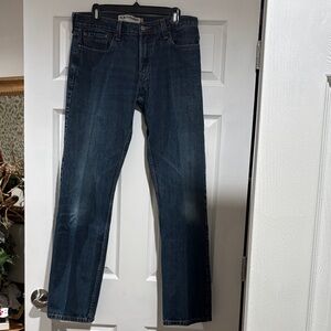 Levi's Dark Blue Straight Jeans